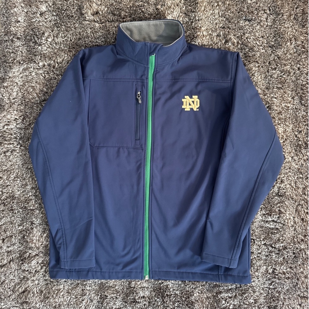 Notre Dame Fighting Irish Knights Apparel Softshell Jacket Mens L/G